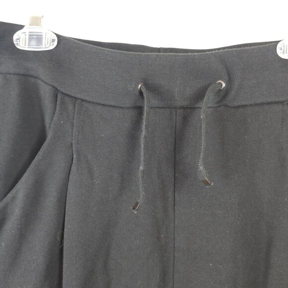 Mens L Black Cuffed Casual Jogger Sweatpants Street Outdoor Athleisure Zara - Picture 5 of 16